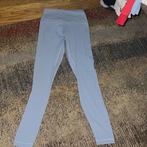 Lululemon leggings, light blue, size 2, butter texture